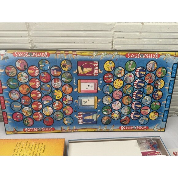 Battle of the Sexes Board Game 1997 University Games Vintage 1ST Edition - Picture 6 of 7